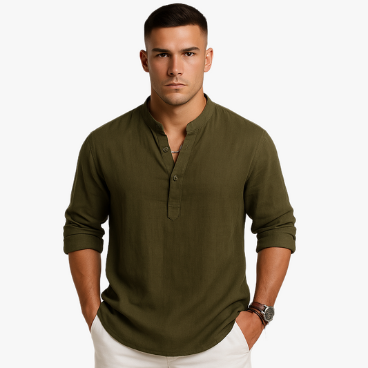 Herren Bequemes Hemd | Langarm