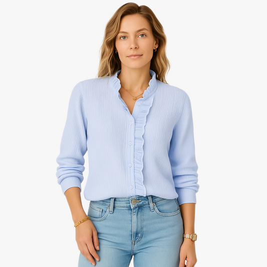 Damen Langarm Bluse | Sommer