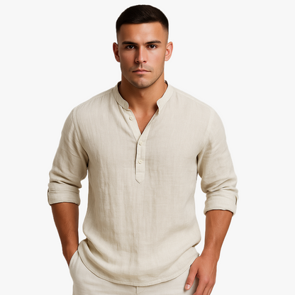 Herren Bequemes Hemd | Langarm