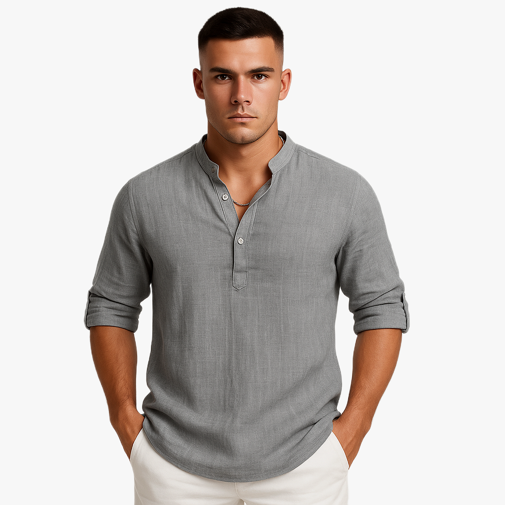 Herren Bequemes Hemd | Langarm