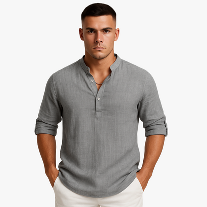 Herren Bequemes Hemd | Langarm