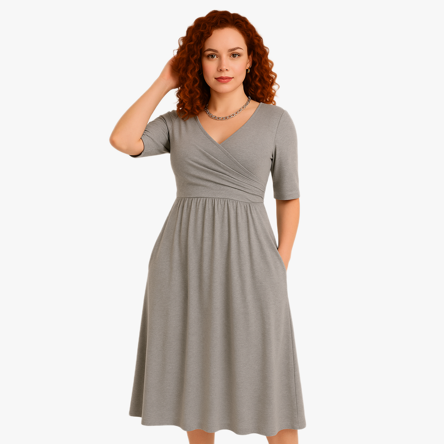 Damen Sommerkleid | Midi
