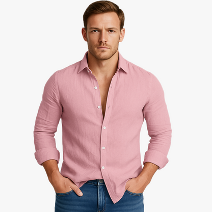 Herren Enges Sommerhemd | Langarm