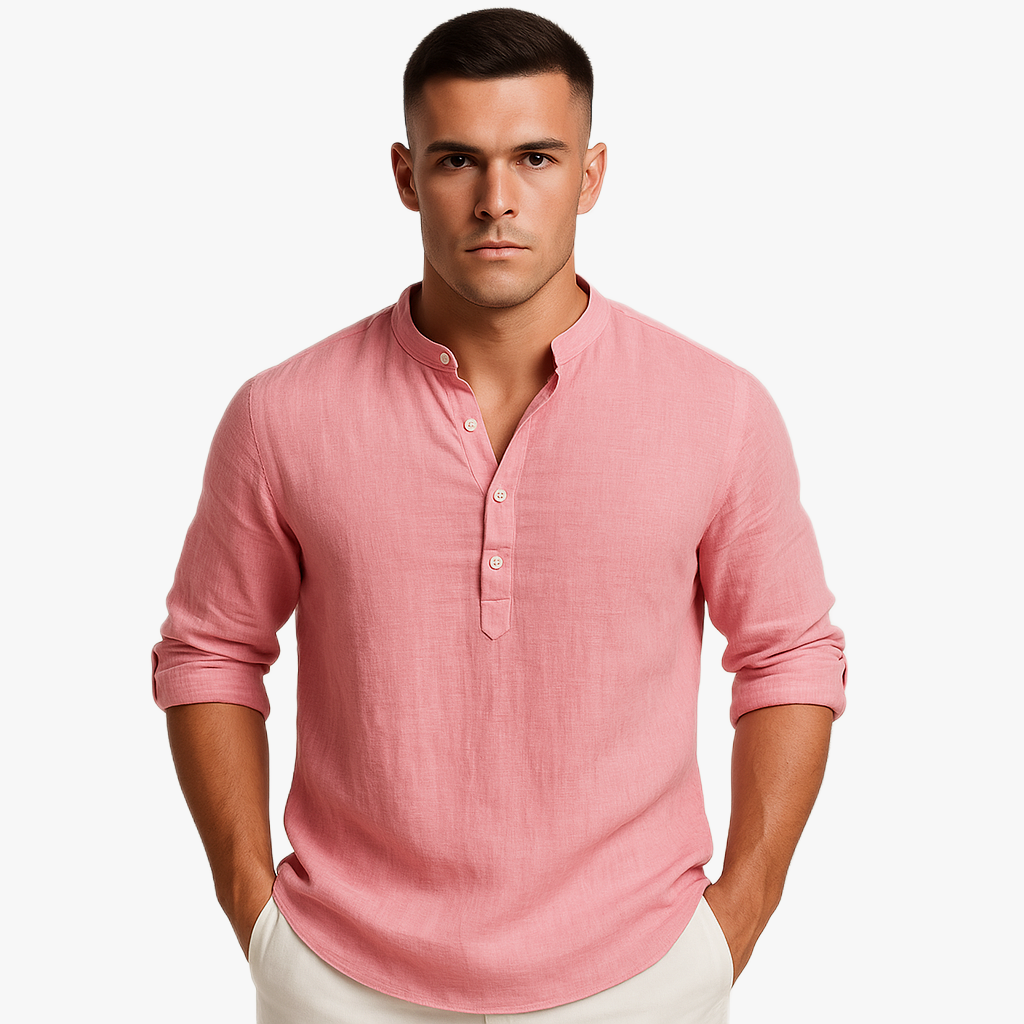 Herren Bequemes Hemd | Langarm