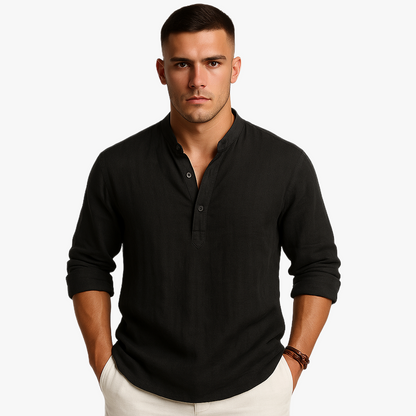 Herren Bequemes Hemd | Langarm