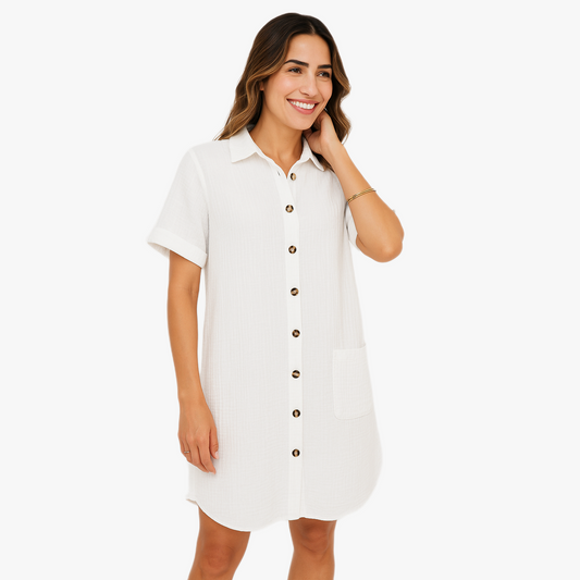 Damen Luftiges Sommerkleid | Lang
